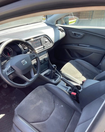 Seat Leon cena 42300 przebieg: 192000, rok produkcji 2015 z Kościan małe 46
